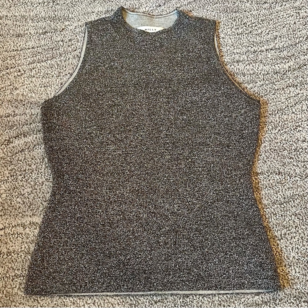 Milly Sleeveless Sparkly Top